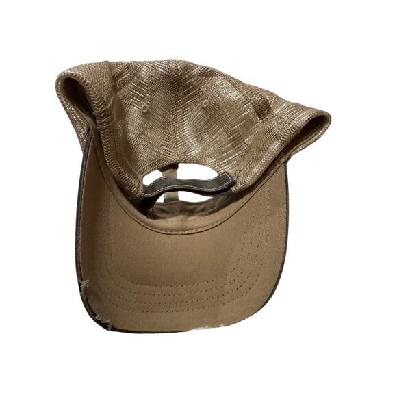 NWOT women’s trucker hat stressed blessed and coffee obsessed grey and beige - Picture 3 of 6